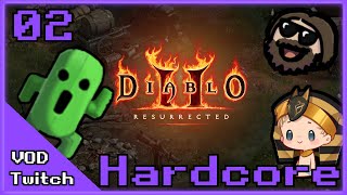 Lets Face Duriel △ Diablo II Resurrected Coop Hardcore △ Part 2 [upl. by Kutzer]