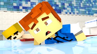 Minecraft Recess  OLYMPIC RACE [upl. by Neik]