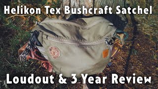 Helikon Tex Bushcraft Satchel  Load Out amp Review  Solo Hike amp Woodland Day Camp  Poncho Tarp [upl. by Hsoj]