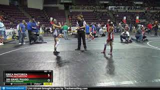 MS 77 Sir Israel Pulido Pikes Peak Warriors Vs Erica Pastoriza Arizona Girls Wrestling [upl. by Tiossem]