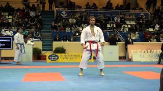 Karate1 PL Paris 2013  Kata male FINAL  PAJKIC vs ÇALIŞKAN [upl. by Ruddy]