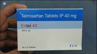 Eritel 40 Tablet  Eritel Tablet  Telmisartan Tablets  Eritel 40mg Tablet Uses Side effects Dosage [upl. by Neile]