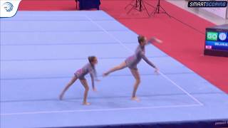 REPLAY 2017 ACRO EAGC FINAL 11  16 Womens Groups balance and Womens Pairs dynamic [upl. by Lessard205]