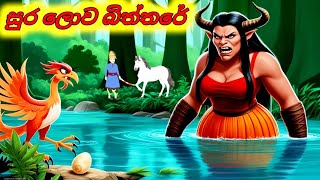 සුර ලොව බිත්තරේ Sinhala Cartoon Moral Story [upl. by Mazonson]