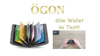 Smart Wallet Ögon im Test Aluminium Geldbörse  Metallverschluss  RFID Blockierung Kartenetui [upl. by Golden]