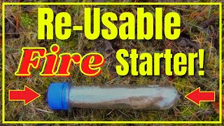 ReUsable Fire Starter  Cheap and Easy [upl. by Lotsirhc623]