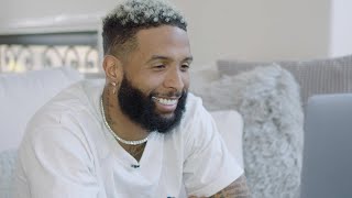 Odell Beckham Jr Surprises Watts Rams With Tickets To Super Bowl LVI amp Has Amazing Moment With Fan [upl. by Gwyn706]