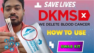 DKMS swab kit instructions Dkms bmst wsab kit unboxinx Dkms bmst how to use Technical suroj [upl. by O'Neil]