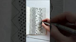 ✨27100 Easy Doodle Tutorial✨ zentangle linepattern drawing art sketch doodle [upl. by Buatti426]