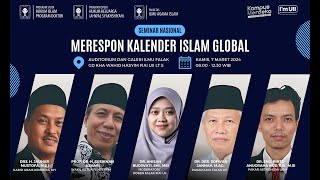 Seminar Nasional quotMerespon Kalender Islam Global dan Peresmian Galeri Ilmu Falak FIAI UIIquot [upl. by Prevot]