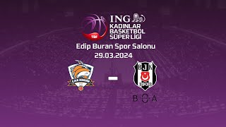 ÇBK Mersin – Beşiktaş BOA ING KBSL Playoff Yarı Final [upl. by Lynett]