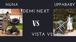 NUNA Demi Next vs UppaBaby Vista V2 Detailed Review Which Stroller Wins  Destinationbabykidscom [upl. by Gibson]