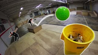 CRAZY INFLATABLE BALL TRICK SHOTS 2 [upl. by Llehcor]