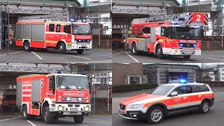 Gefahrguteinsatz Löschzug FW2  KdoW ADienst BF Düsseldorf [upl. by Rekab]