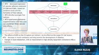 CNR2023  0710  Elena REZUS  Impactul terapiei folosite in artrita reumatoida asupra sistemului [upl. by Arleen]