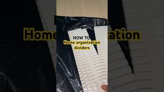 How to put drawer dividers for Home Organization drawerdividers homeorganization shorts [upl. by Noruq160]