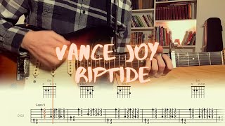 Vance Joy  Riptide  Guitar Tutorial  Tabs  Chords [upl. by Necila]