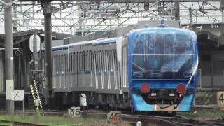 今にも脱線しそうな東京メトロの甲種輸送 EF66 114吹 横川～広島 20116 [upl. by Anibor]