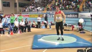 Istanbul 2012 Competition Shot Put Men Qualification  David Storl GER [upl. by Akeber702]