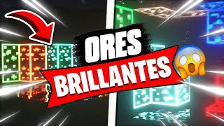 Ores Brillantes para Minecraft PE 120  Texture Pack [upl. by Aisetra]