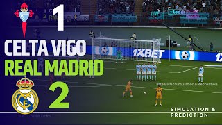 CELTA VIGO 12 REAL MADRID • Highlights • LaLiga 2425  SimulaciónRecreación [upl. by Hoseia]