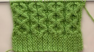 Easy to knit cable knitting pattern [upl. by Forelli562]