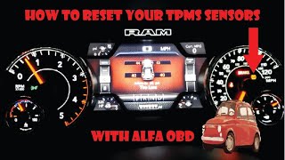 Ram 2019 TPMS Sensor Reset Using Alfa OBD [upl. by Maiga189]