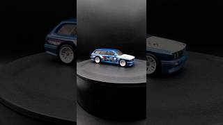 BMW M3 wagon wheel swap custom wheels diecast164 bmwm3wagon hotwheels hotwhelscollector [upl. by Euqnimod]