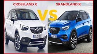 2018 Opel Crossland X VS 2018 Opel Grandland X amp NEW [upl. by Ansel]