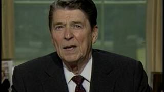 President Reagans Address on Martin Luther Kings Birthday from the Oval Office January 15 1987 [upl. by Hollah]