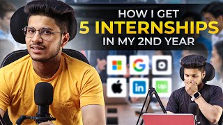 INTERNSHIPS  This is how I get 5 Internships in my second year [upl. by Mosley]