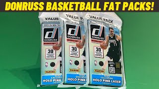 202324 Panini Donruss Basketball Fat Pack Opening Review Wemby Hunt New Retail Sports Cards Value [upl. by Matthaeus]