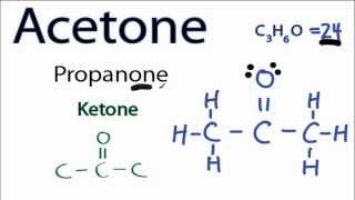 Acetone Lewis Structure How to Draw the Lewis Structure for Acetone [upl. by Mccall180]