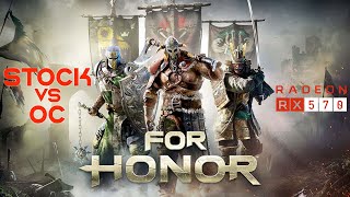 For Honor  RX 570 Stock vs 1420 MHz OC  1080p [upl. by Toor]