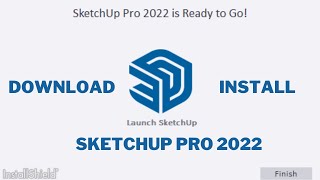 How to Download and Install SketchUp Pro 2022 [upl. by Oalsinatse268]