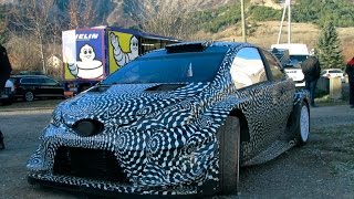 Toyota Yaris Wrc Tests Monte Carlo JM Latvala [upl. by Allx216]