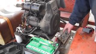 LOMBARDINI KOHLER DIESEL 75HP 6LD260 WITH 12V ALTERNATOR OUTPUT SOLD [upl. by Oinota]