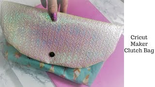 Cricut Maker Clutch Bag [upl. by Nnylyram]