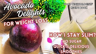 Avocado Smoothie recipes for Weight Loss amp Better Sleep How I Stay Slim [upl. by Adnylam]