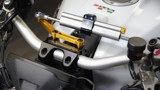 Öhlins steering damper and Ducabike parts for Ducati Monster by carbonworldde [upl. by Iyre859]