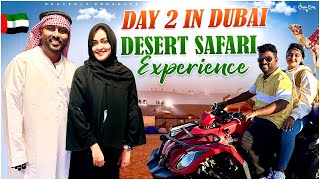 Vlog Day 2 In Dubai  Dessert Saffari Experience In Dubai  Heavenly Homemade [upl. by Adaminah]