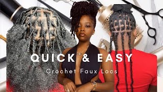 How to Achieve Gorgeous Faux Locs on a Budget [upl. by Dar382]