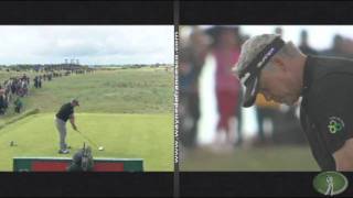 Darren Clarke Golf Swing Analysis [upl. by Aigil]