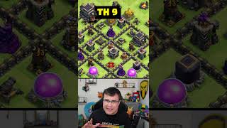 Mejor Base para Ayuntamiento Nivel 9 ClashOfClans shorts [upl. by Esydnac]