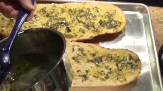 Garlic Sauce For Italian Bread amp Baguettes [upl. by Ntsyrk]