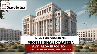 ATA FORMAZIONE PROFESSIONALE CALABRIA [upl. by Amlus]