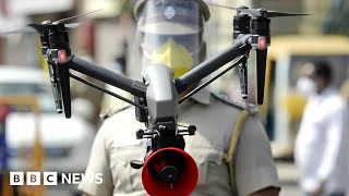 India aims to become global drone hub by 2030  BBC News [upl. by Lezah]