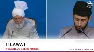 Tilawat  Abschlusszermeonie  Jalsa Salana Deutschland 2024 [upl. by Amorete806]