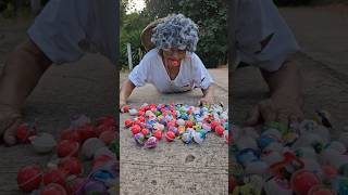 Survival Skills SIMPLE but VERY USEFUL with Candy Jelly Eyeballs survivalshort outdoor [upl. by Meean]