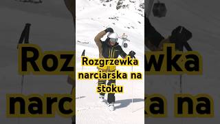 Rozgrzewka narciarska na stoku przed nartami skiing skiinstructor ski beeactive szkolenie [upl. by Hopper138]